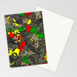 Rasta camouflage Stationery Card