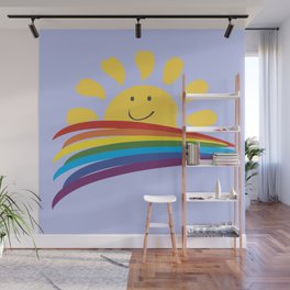 Happy sun Wall Mural