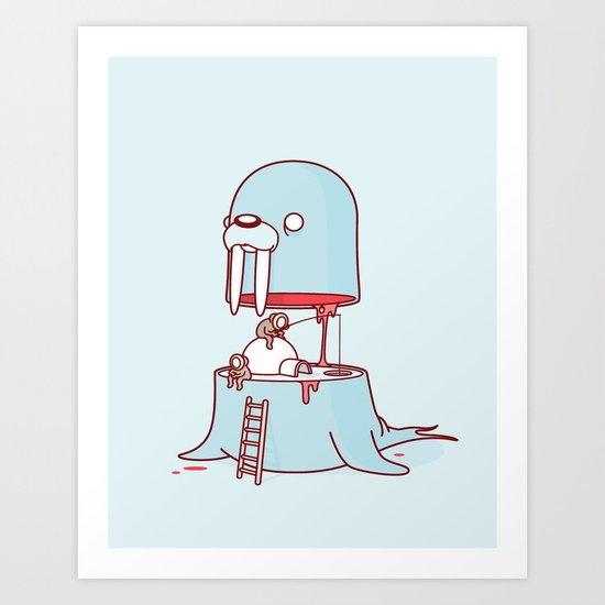 Blubber Brothers Art Print