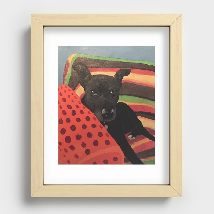 Baja Dog Recessed Framed Print