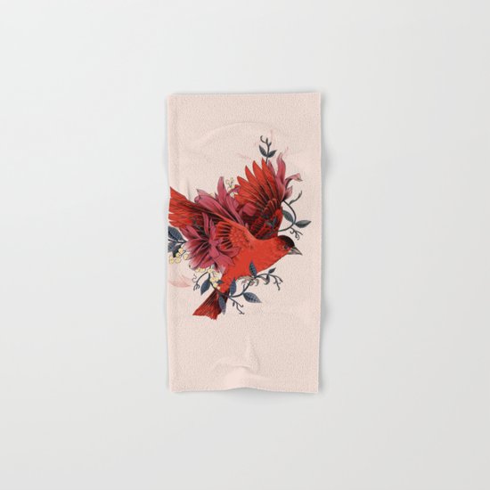 Blooming Bird Hand & Bath Towel