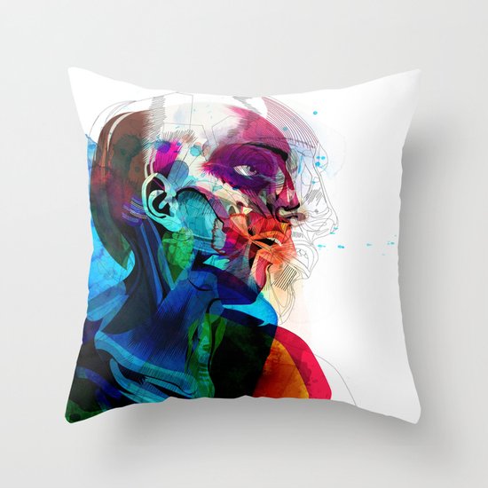 Anatomy Gautier v2 Throw Pillow