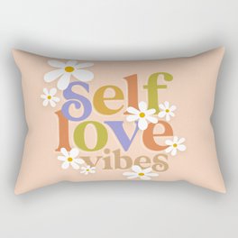 Self Love Vibes - Earthy  Rectangular Pillow