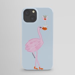 Happy Hour Flamingo iPhone Case