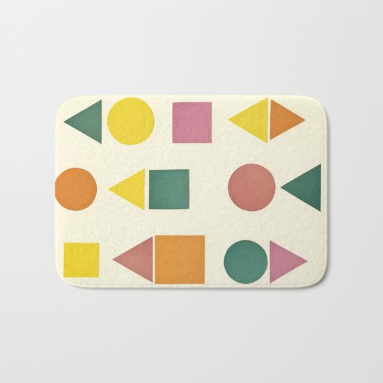 Shape Sorter Bath Mat
