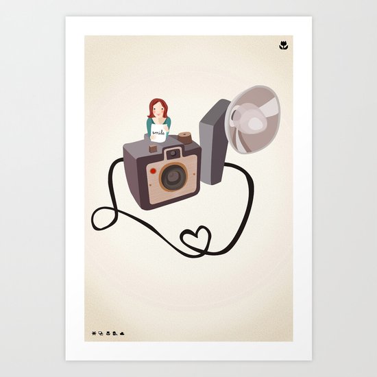 The photographer Art Print