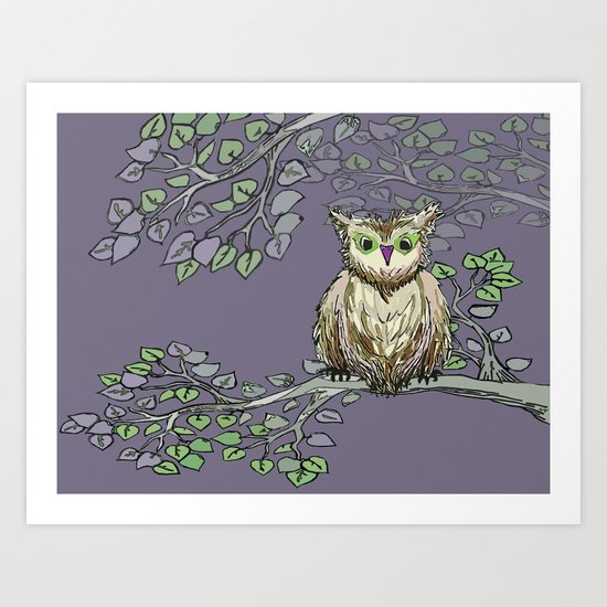 "Ollie" Art Print