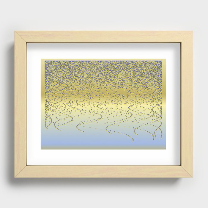 When Rain Becomes River Recessed Framed Print