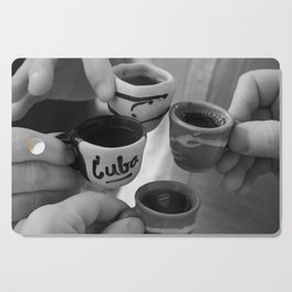 Cuban Coffee with Friends Cutting Board
