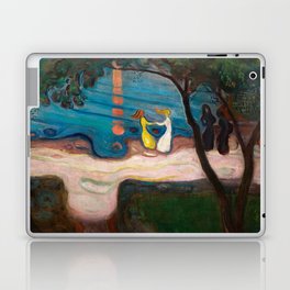Dancing on a Shore, 1900 by Edvard Munch Laptop Skin