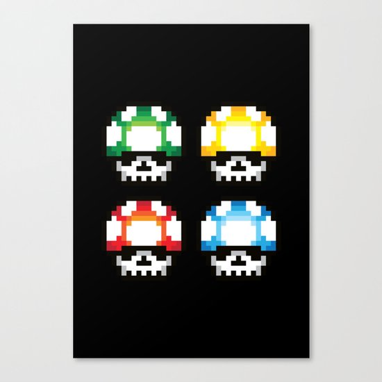 Skull Mushroom Canvas Print