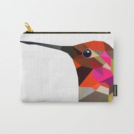 Pink hummingbird portrait Carry-All Pouch