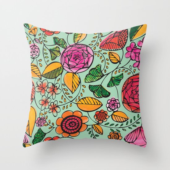 Garden Variety Throw Pillow