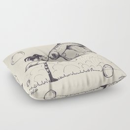 Dreamer & Obie (pen) Floor Pillow