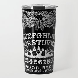 Ouija Board Black Travel Mug