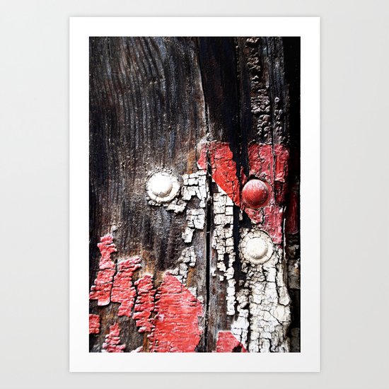 Eroded Art Print