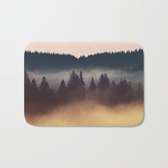Foggy Layers Bath Mat