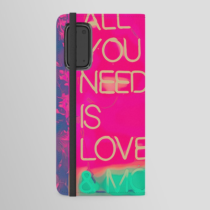All we need is love and mojitos pink, dreams, pastel, love, cute,  Android Wallet Case