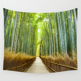 Bamboo Forest Japan Wall Tapestry