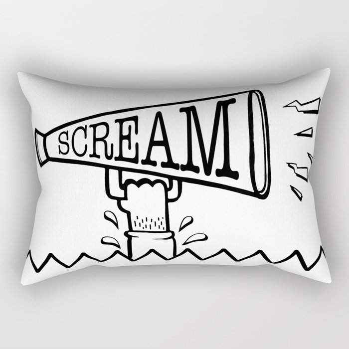SCREAM Rectangular Pillow