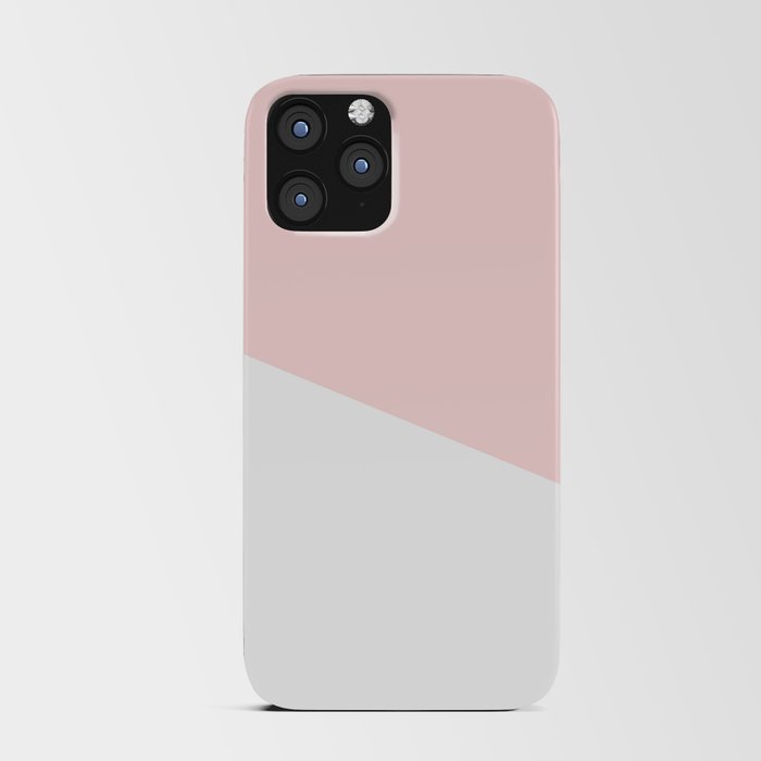 Urban Geometry Perfect Pink + White iPhone Card Case