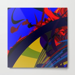 Transcendental Abundance Metal Print | Transcendental, Yellow, Green, Abundance, Graphicdesign, Red, Blue, Abstract 