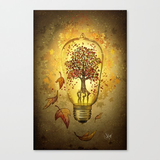 Autumn light Canvas Print