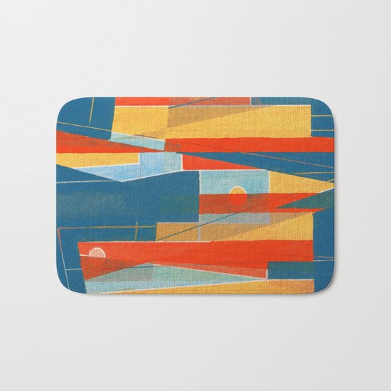 Fish Duel Bath Mat