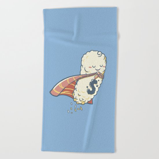 Super Sushi Lover Beach Towel