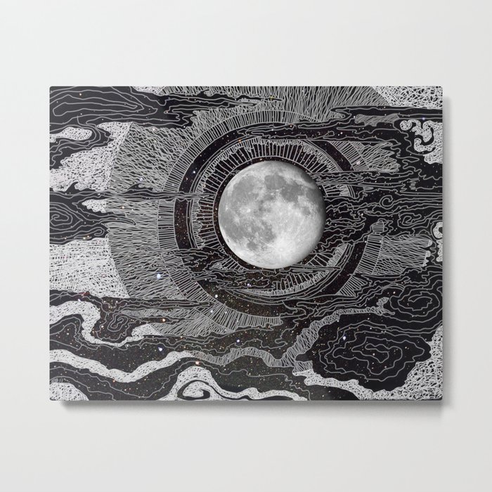 Moon Glow Metal Print