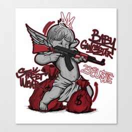 Baby Gangstar Aka Canvas Print