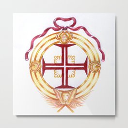 Templar cross. Cruz Templaria Metal Print