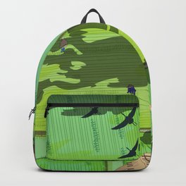 Rice paddy field Backpack