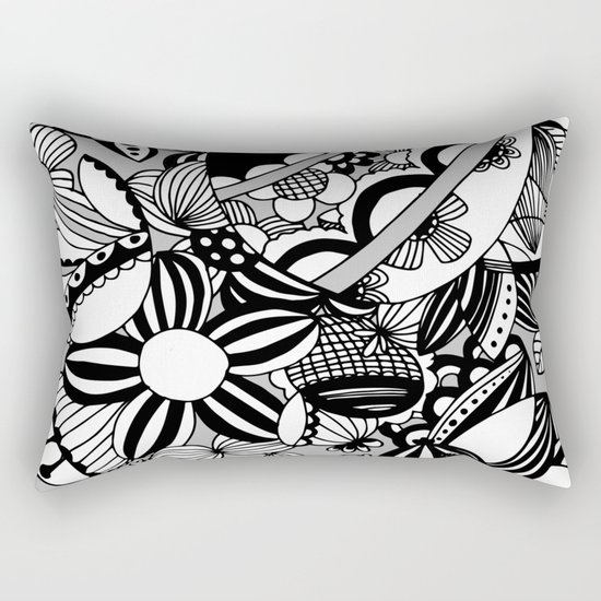 Happy and sad Rectangular Pillow