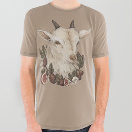 Goat and Figs All Over Graphic Tee