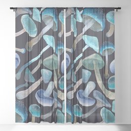 muhroom pattern / wild pattern / lovers Sheer Curtain