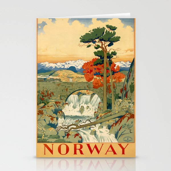 Vintage poster - Norway Stationery Cards