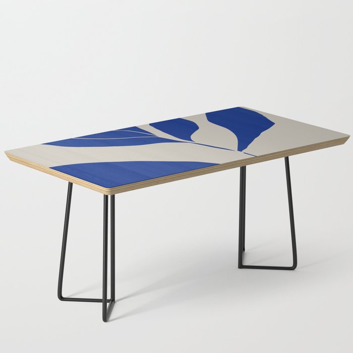 Blue minimal plant Coffee Table by deanng | Society6