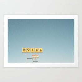 thunderbird motel - hillsboro, texas Art Print