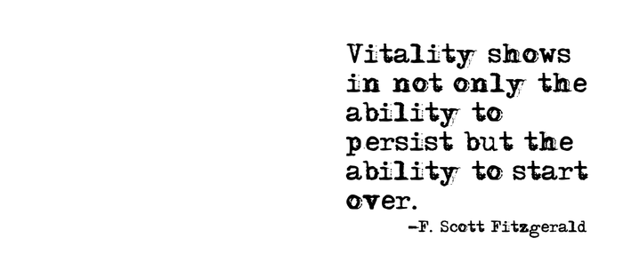 The Ability To Start Over F Scott Fitzgerald Quote Coffee Mug