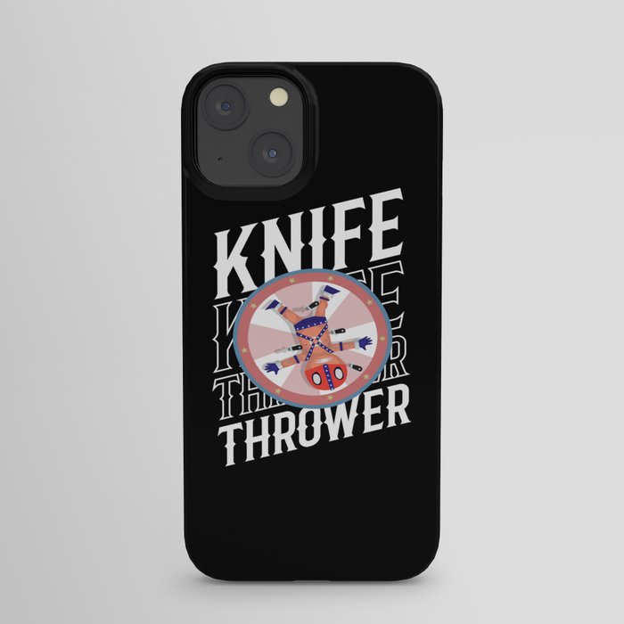 Circus Knife Thrower Circus Tent iPhone Case