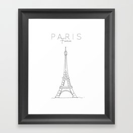 Paris Eiffel Tower Framed Art Print