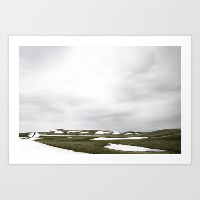 Green Hills | Landscape Photography | Spring | Prairies | Travel Canada Art Print