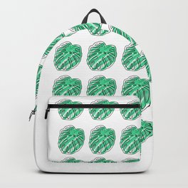 Monstera Leaf Backpack