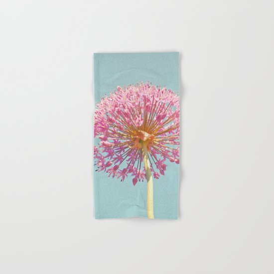 Pink Allium Hand & Bath Towel