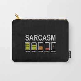 Social Battery Sarcasm Fun Irony Power Carry-All Pouch
