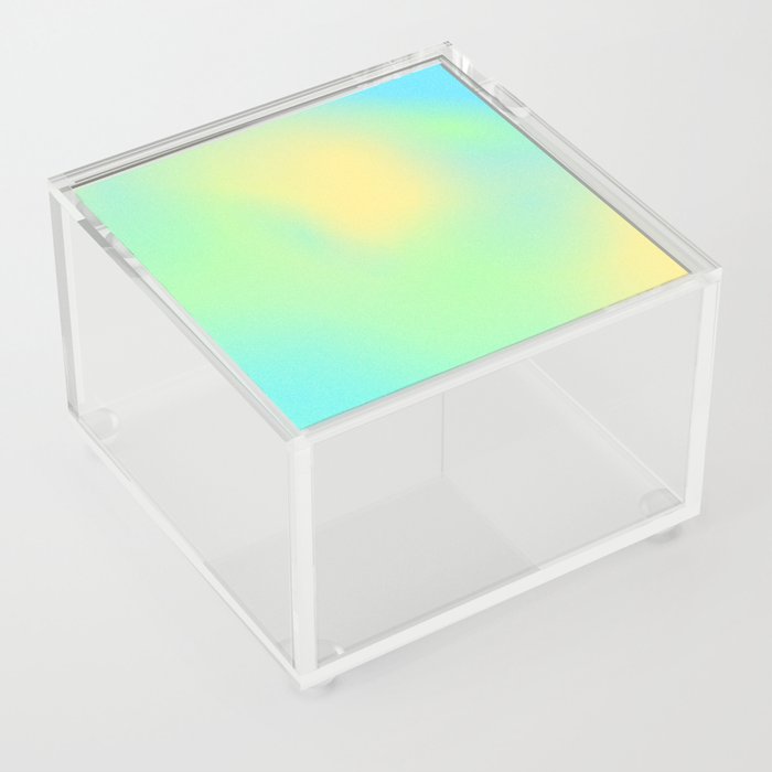 AURA | Amor Fati | Calm Positive Energy | Pastel Gradient Art Acrylic Box