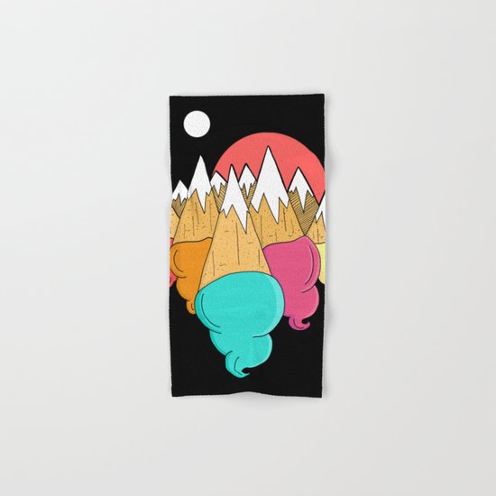 Ice-cream mounts Hand & Bath Towel
