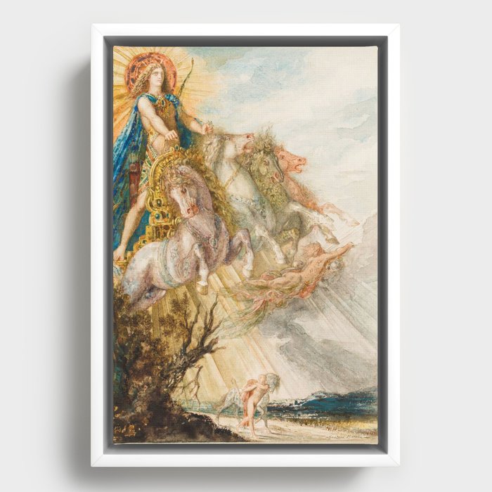 Apollo - Gustave Moreau Framed Canvas