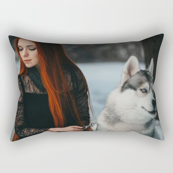 feelings Rectangular Pillow